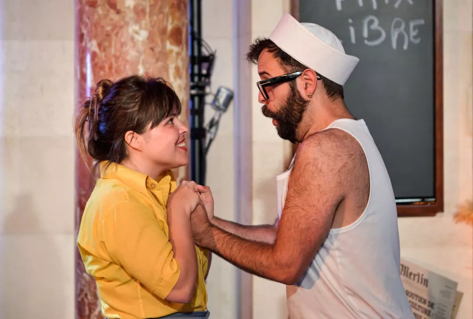 Répétition de L’Île de Merlin ou Le Monde renversé © Stefan Brion