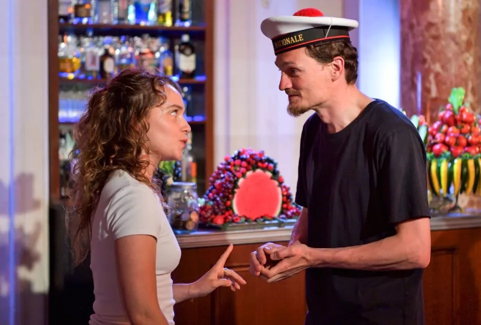 Répétition de L’Île de Merlin ou Le Monde renversé © Stefan Brion