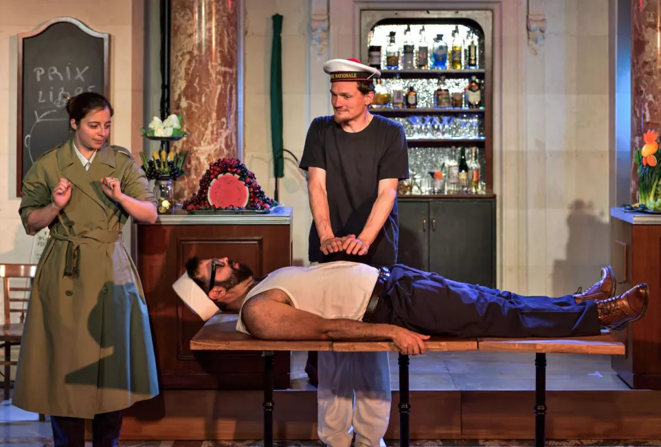 Répétition de L’Île de Merlin ou Le Monde renversé © Stefan Brion