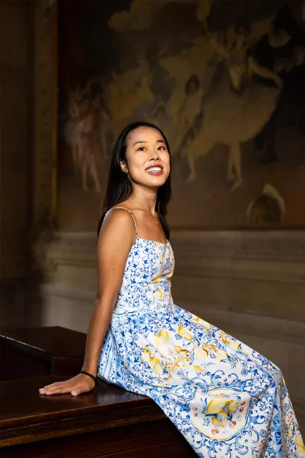 Ayano Kamei, académicienne de l'Opéra-Comique | saison 2025-2026 ©Edouard Brane