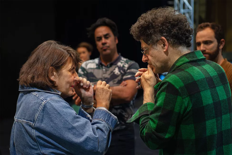 Les répétitions de Iphigénie en Tauride aux Ateliers Berthier (2025) © Stefan Brion