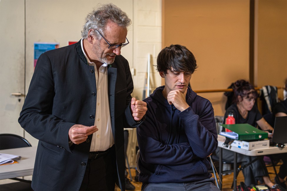 Les répétitions de Iphigénie en Tauride aux Ateliers Berthier (2025) © Stefan Brion