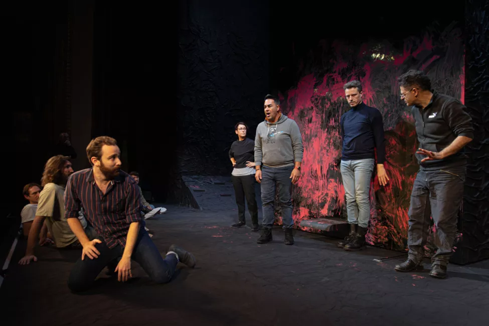 Les répétitions de Iphigénie en Tauride au Plateau (2025) © Stefan Brion