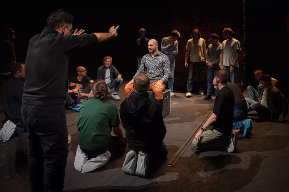 Les répétitions de Iphigénie en Tauride au Plateau (2025) © Stefan Brion