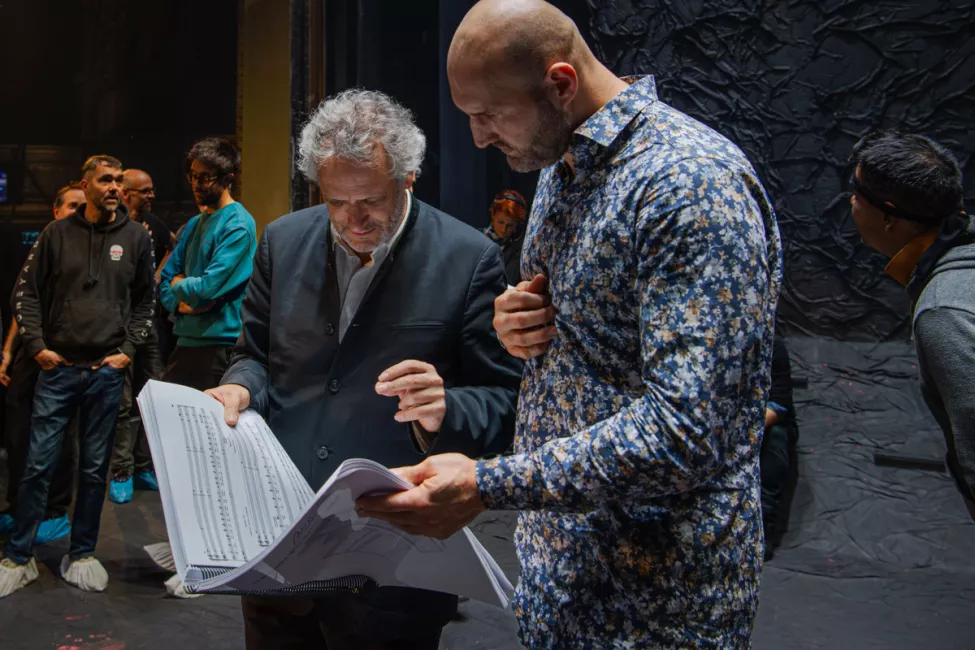 Les répétitions de Iphigénie en Tauride au Plateau (2025) © Stefan Brion