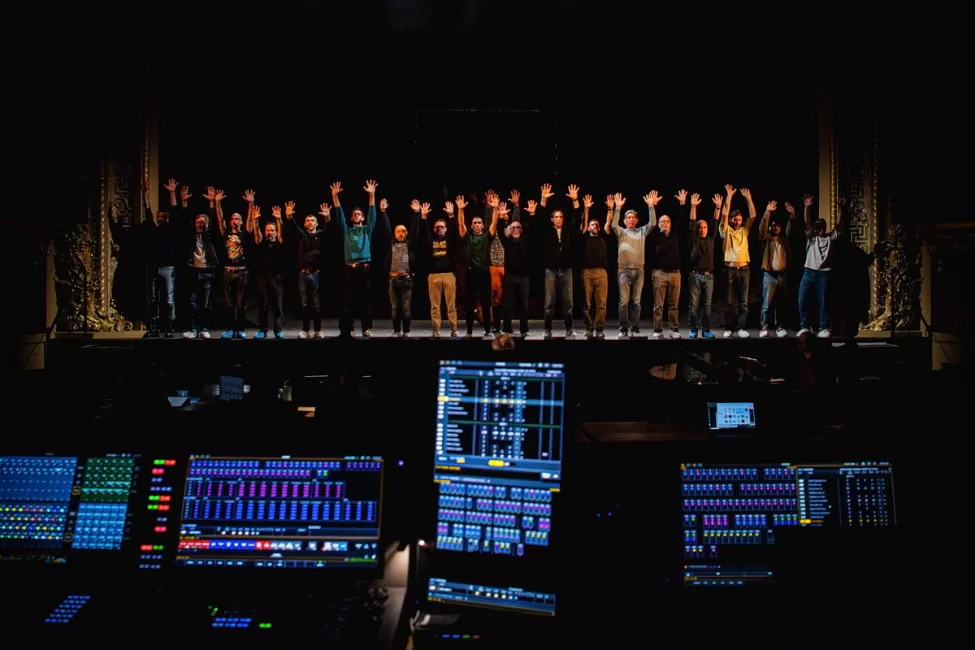 Les répétitions de Iphigénie en Tauride au Plateau (2025) © Stefan Brion