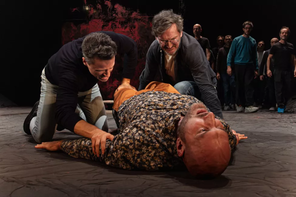 Les répétitions de Iphigénie en Tauride au Plateau (2025) © Stefan Brion