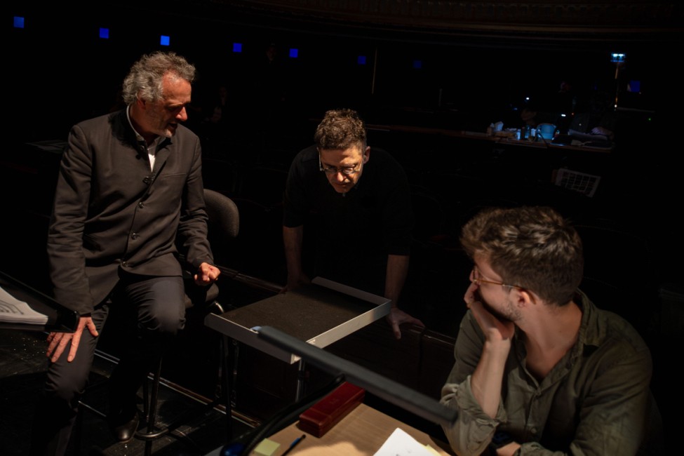 Les répétitions de Iphigénie en Tauride au Plateau (2025) © Stefan Brion