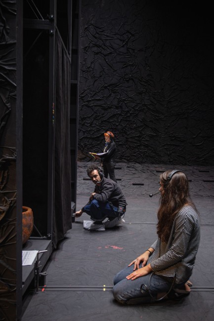 Les répétitions de Iphigénie en Tauride au Plateau (2025) © Stefan Brion