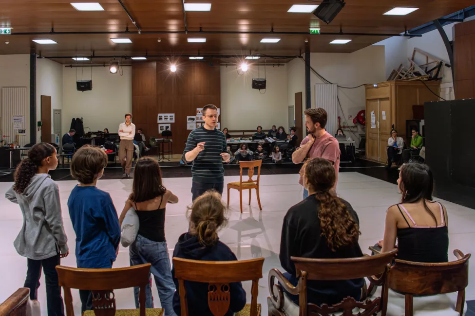Les répétitions de Werther au Petit Théâtre (2025) © Stefan Brion