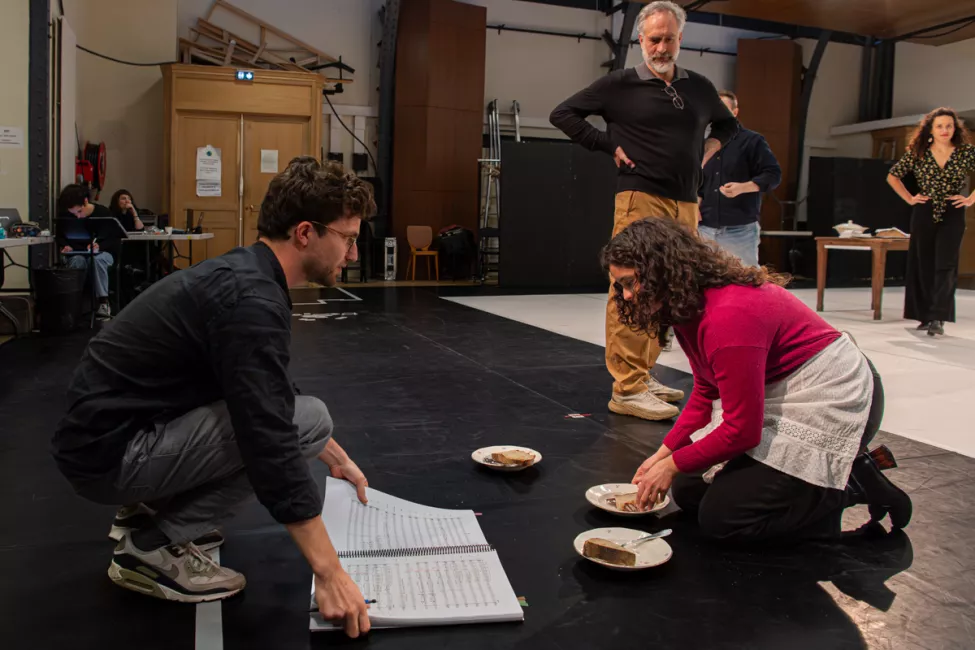 Les répétitions de Werther au Petit Théâtre (2025) © Stefan Brion