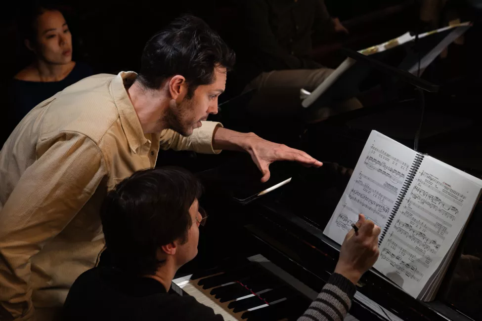 Les répétitions de Werther au Plateau (2026) © Stefan Brion