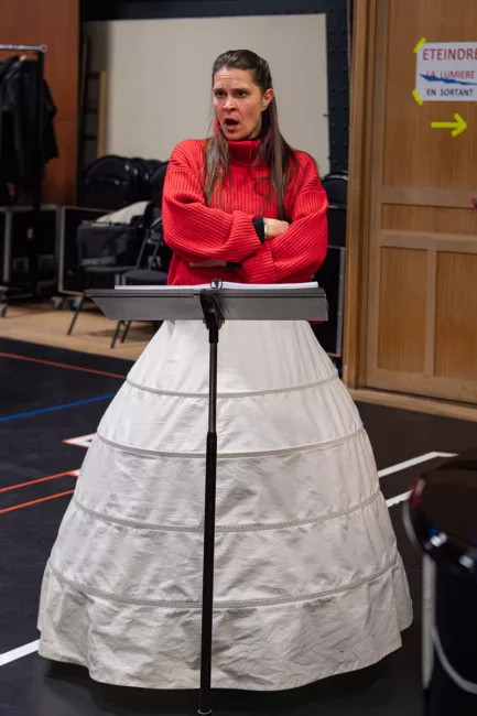 Les répétitions de Nuit sans aube (2026) © Stefan Brion