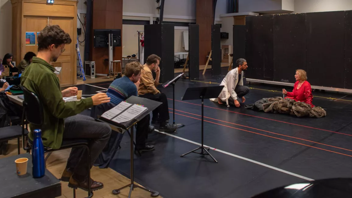 Les répétitions de Nuit sans aube (2026) © Stefan Brion