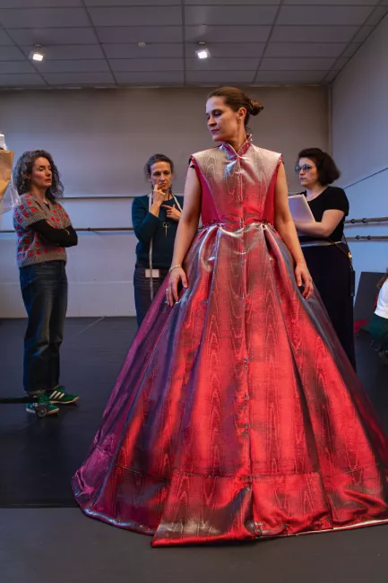 Les répétitions de Nuit sans aube (2026) © Stefan Brion