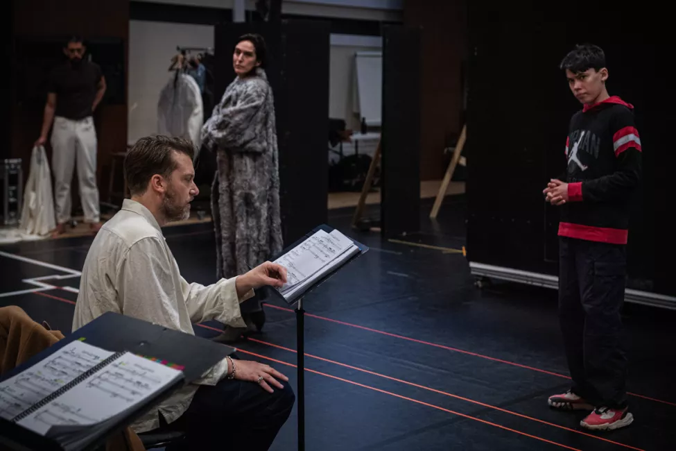 Les répétitions de Nuit sans aube (2026) © Stefan Brion