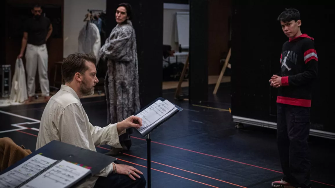 Les répétitions de Nuit sans aube (2026) © Stefan Brion