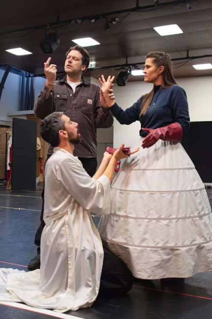 Les répétitions de Nuit sans aube (2026) © Stefan Brion