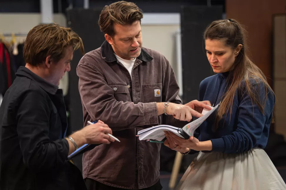 Les répétitions de Nuit sans aube (2026) © Stefan Brion