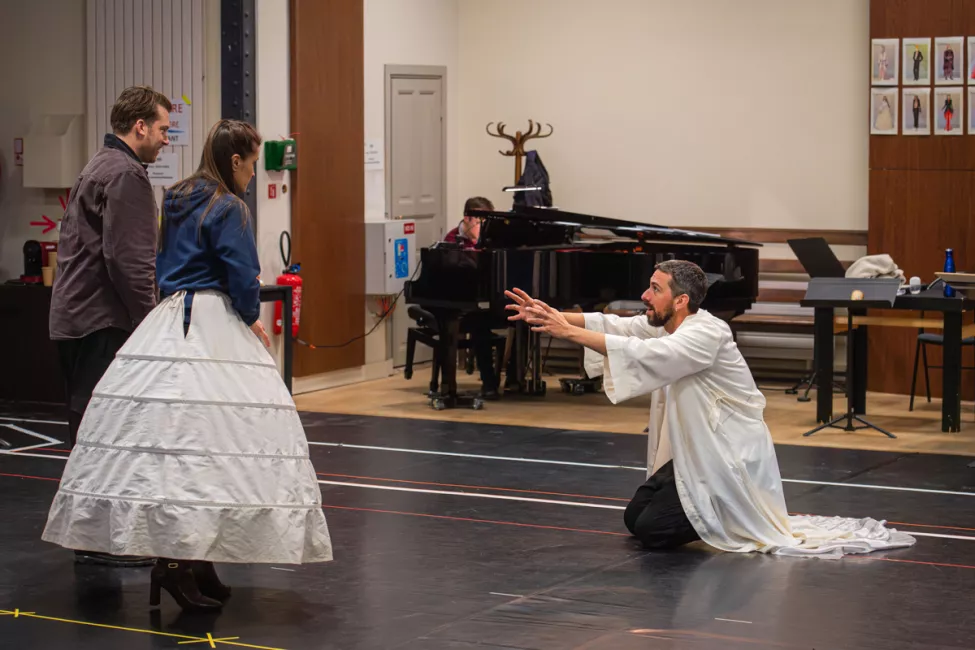 Les répétitions de Nuit sans aube (2026) © Stefan Brion