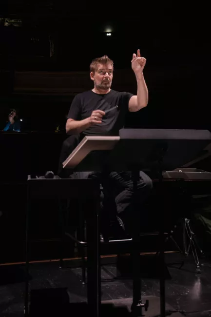 Les répétitions de Nuit sans aube (2026) © Stefan Brion