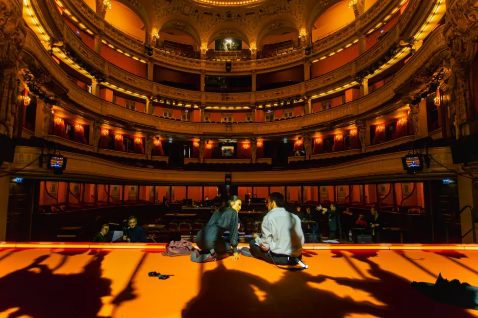 Les répétitions de Nuit sans aube (2026) © Stefan Brion