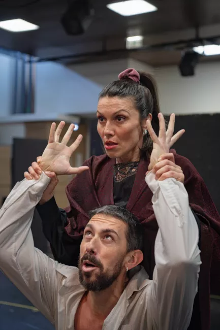 Les répétitions de Nuit sans aube (2026) © Stefan Brion