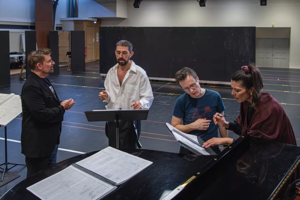 Les répétitions de Nuit sans aube (2026) © Stefan Brion