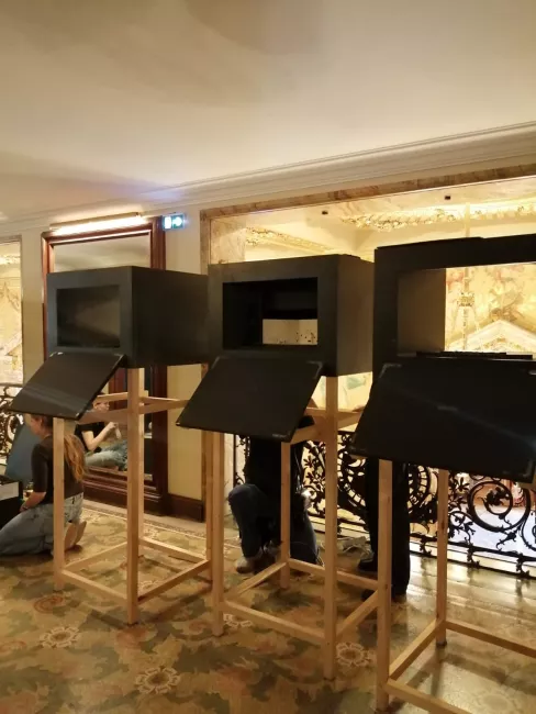 Exposition de maquettes scénographiques en partenariat avec l'École Bleue