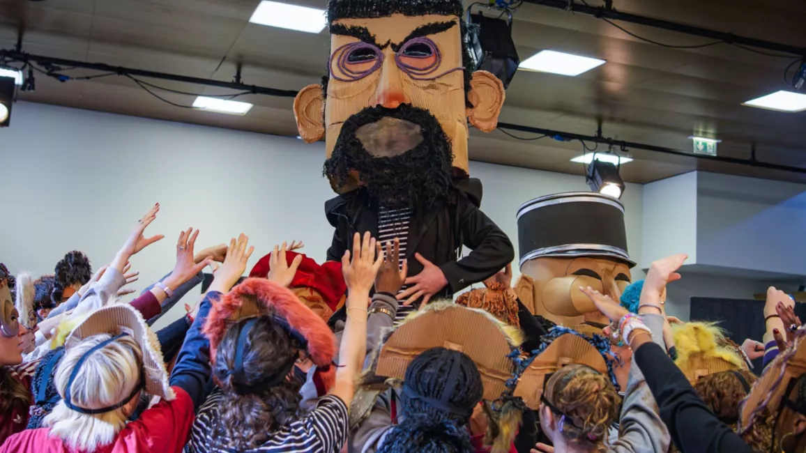 Répétition de Brundibár avec la Maîtrise Populaire © Stefan Brion