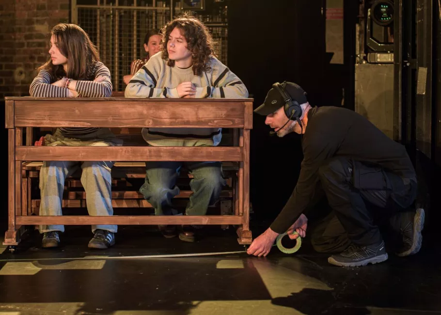 Répétition de Brundibár avec la Maîtrise Populaire au plateau © Stefan Brion