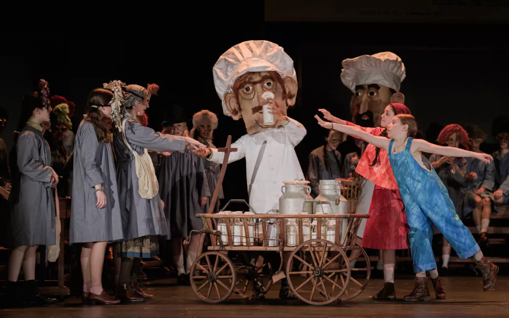 Brundibár, spectacle avec la Maîtrise Populaire, juin 2026 © Stefan Brion
