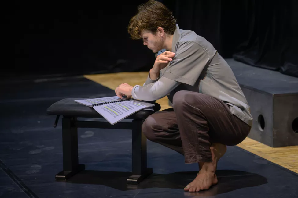 Les répétitions de Zaïde ou le Chemin de lumière dans les ateliers Berthier