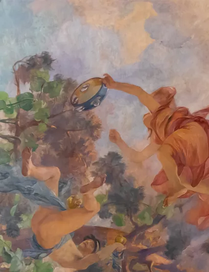 Plafond du Foyer de l'Opéra-Comique © Paul Tomasini