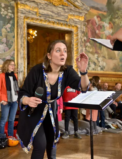 Atelier avec Iris Thion-Poncet DR