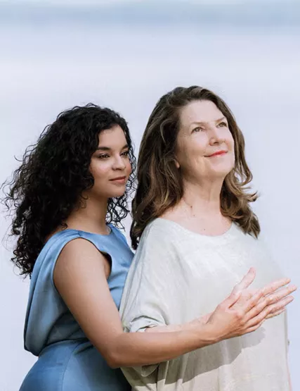 Julie Roset et Susan Manoff © Julie Cherki