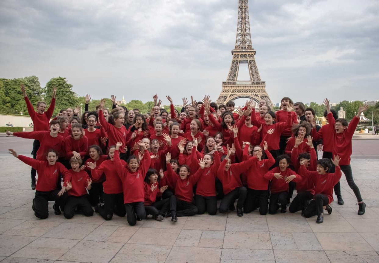 	<p>Intervention surprise de la Maîtrise Populaire au Trocadéro ! Photographies : ©ALGER Hervé, CROISARD Quentin</p>
 