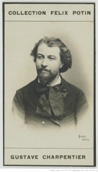 	<p>Gustave Charpentier, par Bary, env. 1900 © Bibliothèque nationale de France</p>
 