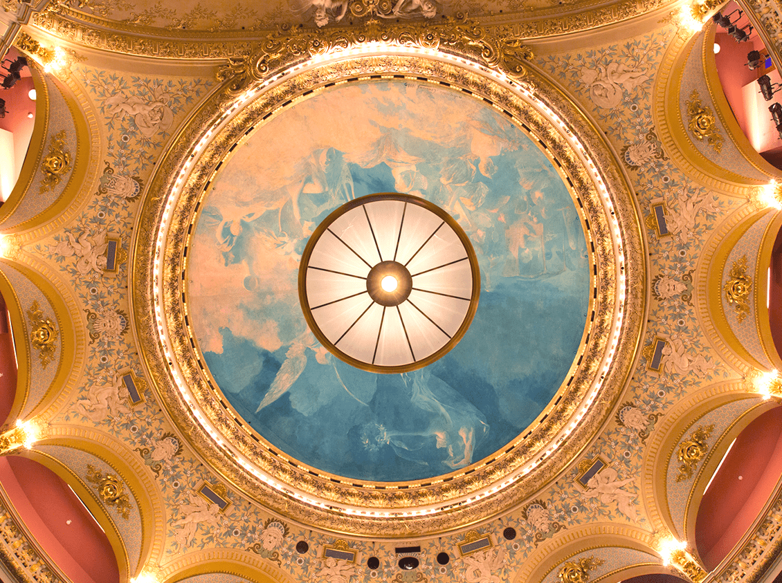 Plafond de l'Opéra Comique © Puppets
