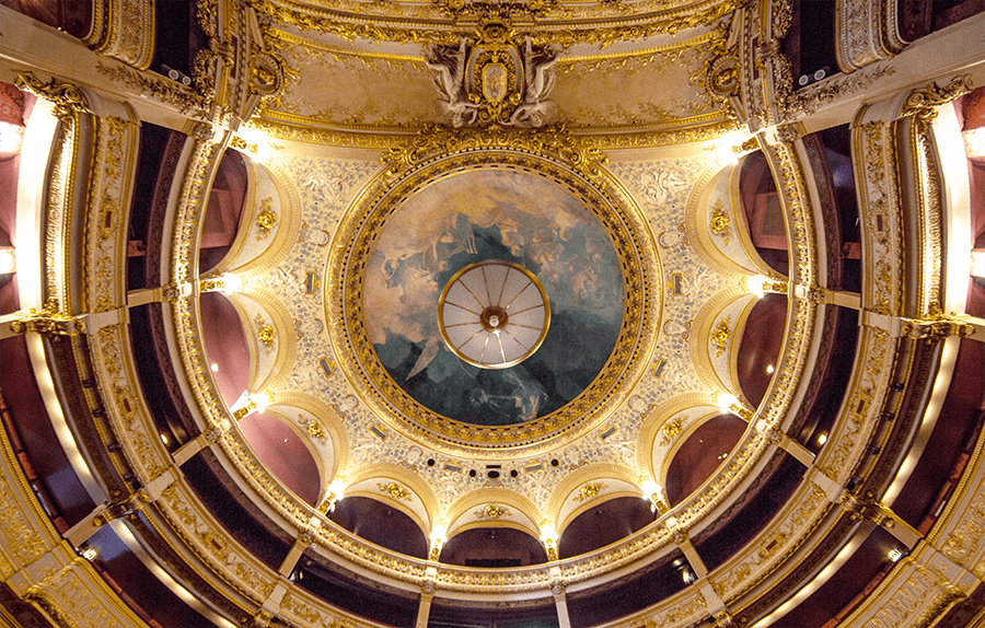 Plafond de l'Opéra Comique © Yoann Laporte
