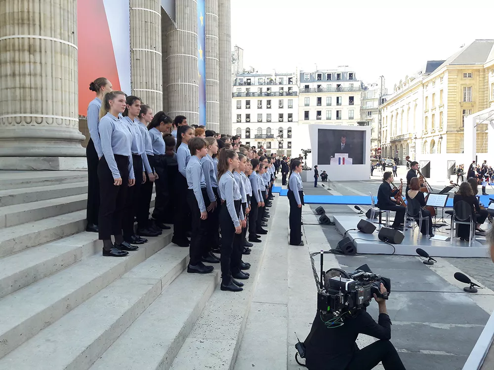 La Maîtrise chante pour Simone Veil
