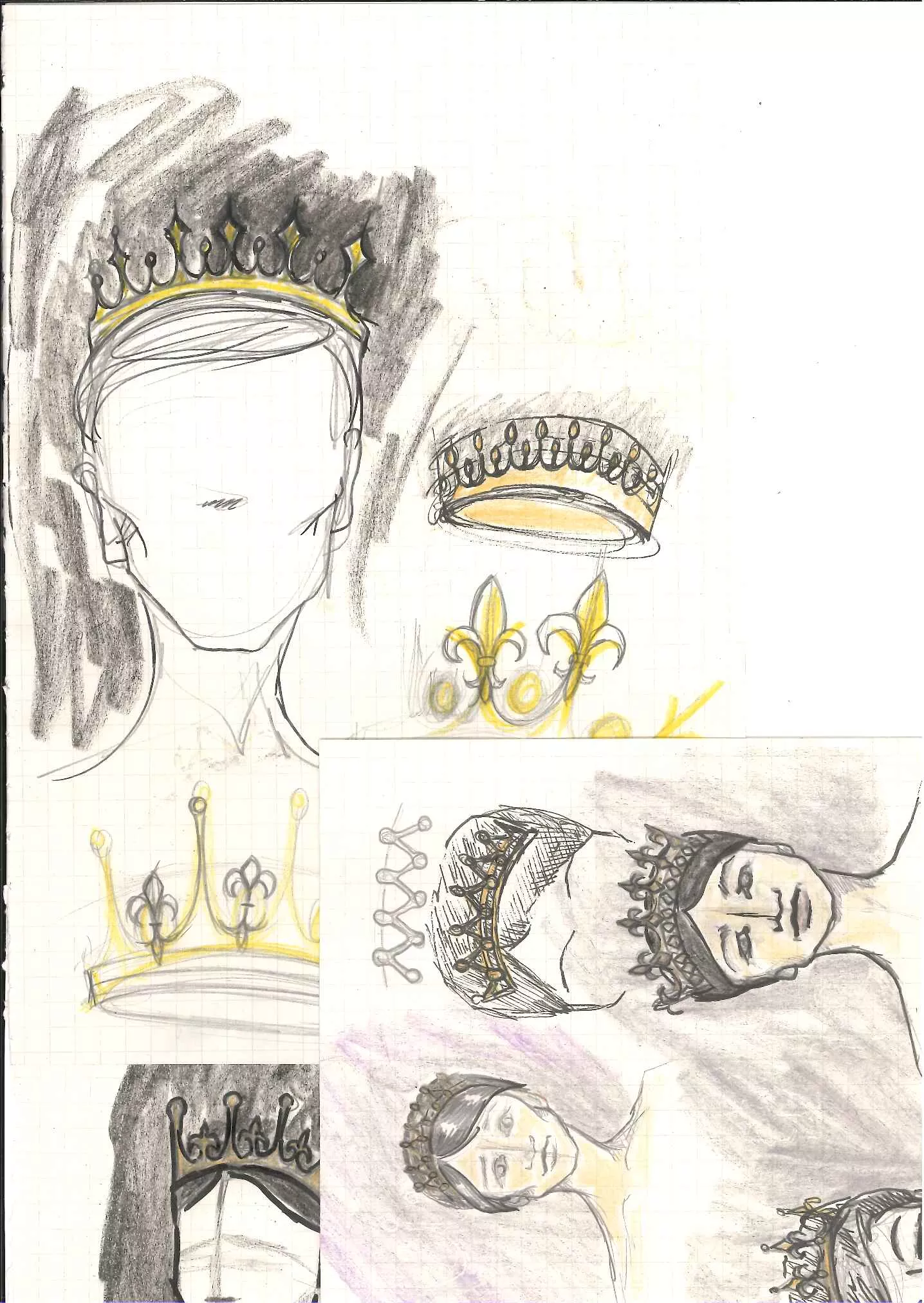 Croquis pour Hamlet