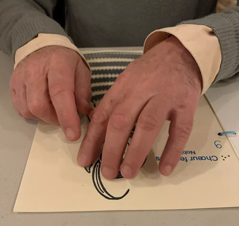 Approche tactile en partenariat avec la Fédération des Aveugles de France