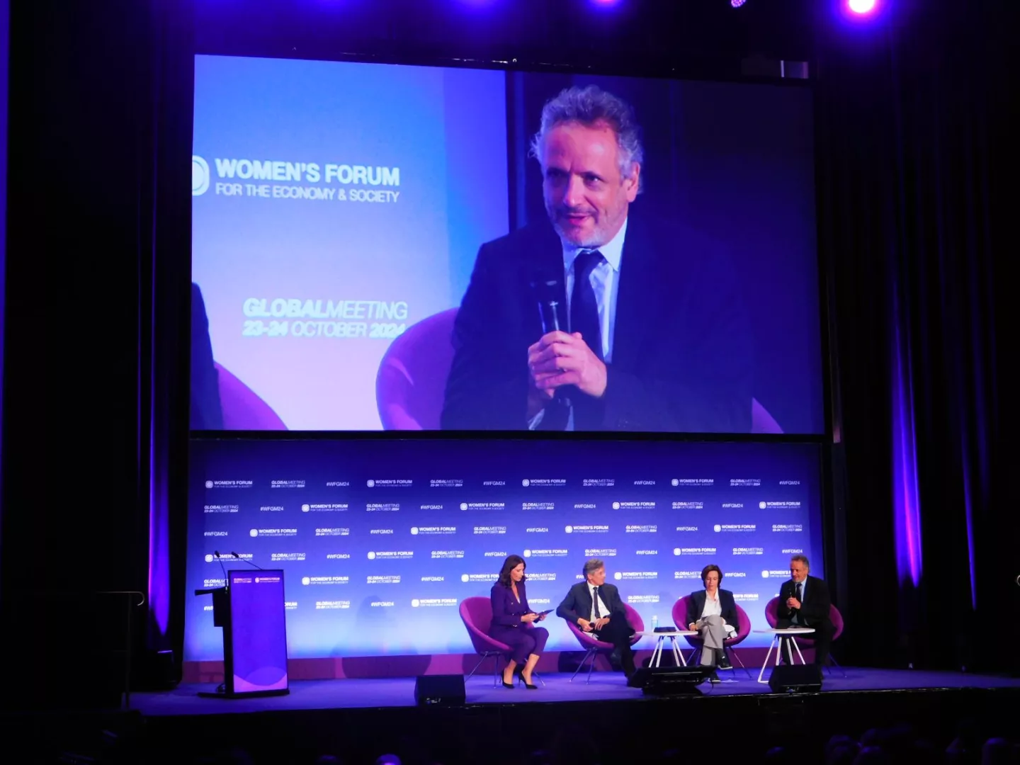 Louis Langrée, directeur de l’Opéra-Comique, au Women's Forum for the Economy & Society 2024