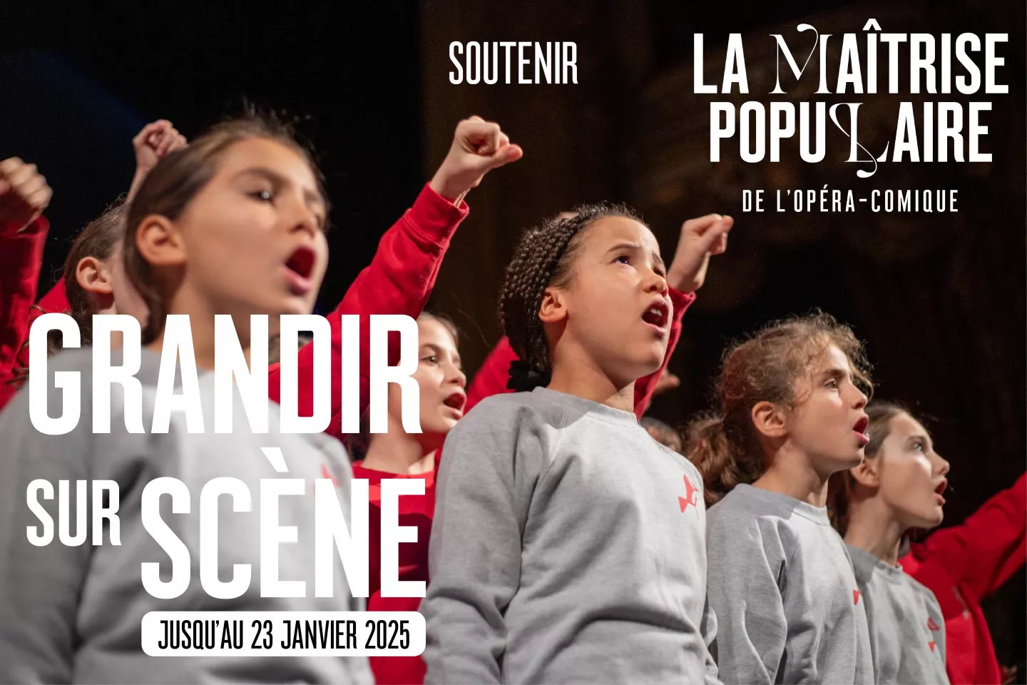 Soutenez la Maîtrise Populaire de l'Opéra-Comique !
