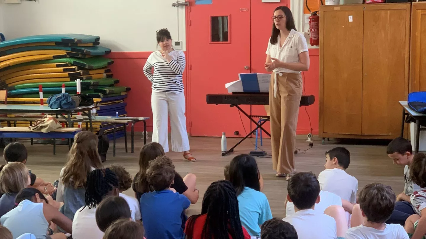 Intervention scolaire sur L’Île de Merlin avec l’Académie
