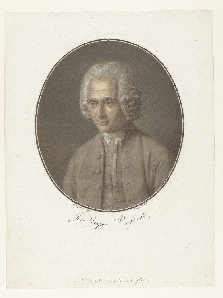 	<p>Portrait de Jean-Jacques Rousseau par Pierre Michel Alix, d’après Jean-François Garnerey, 1791  © Rijksmuseum</p>
 