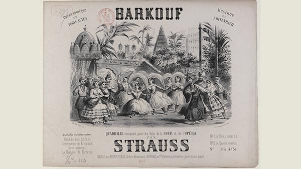 Barkouf, créé à l’Opéra Comique en décembre 1860