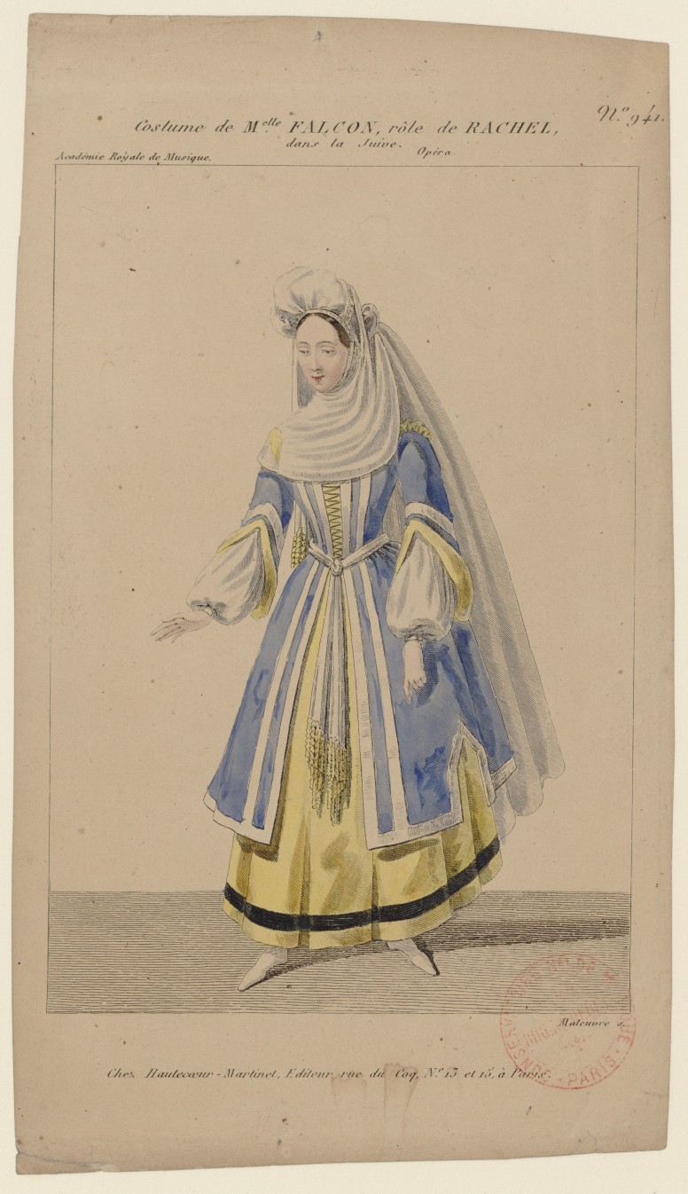 Costume de Cornélie Falcon dans le rôle de Rachel