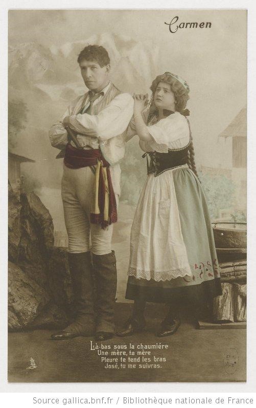 	<p>Micaëla dans Carmen en 1875 © BnF</p>
 